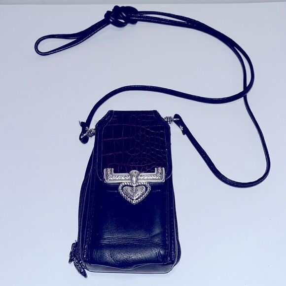 Brighton Handbags - Vintage Brighton leather mini crossbody bag